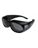Global Vision Outfitter Padded Fitover Sun Glasses Black/Smoke Medium