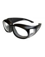 Global Vision Outfitter Padded Fitover Sun Glasses Black/Clear Medium