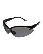 Global Vision Cougar 24 Half Frame Sunglasses Black/Photochromic ML