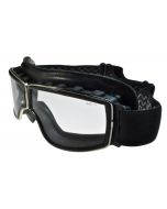 Birdz Condor 24 Photochromic Motorcycle Safety Goggles Black/Clear ML