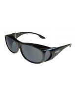Global Vision Avant Gard 2 Fitover Sunglasses Black/Smoke Non-Polarised Medium