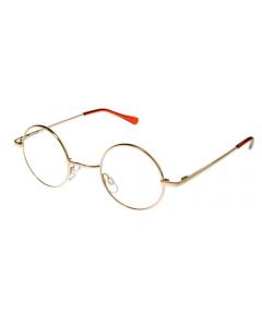 Round John Lennon Reading Glasses Gold M (Medium Size)