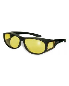 Global Vision Escort Safety Fitover Glasses Yellow Lenses Medium