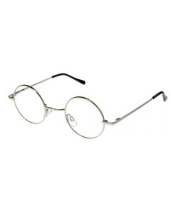 Round John Lennon Reading Glasses Silver M (Medium Size)