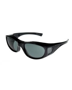 Fit Over-Glasses Piccolo Polarised Sunglasses with Smoke Lenses Small Size