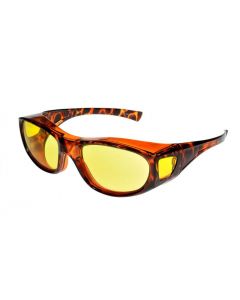 Fit Over-Glasses Piccolo Shatterproof Sunglasses Tortoiseshell/Yellow Small