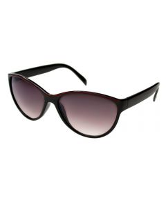 Cara Lilly Ladies Retro Cat Eye Sunglasses Black/Smoke L