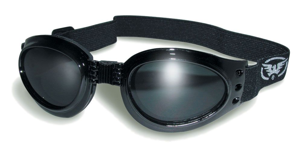 Global Vision Adventure Kids Twin Eye Goggles Black/Smoke S