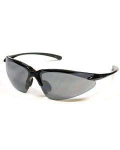 BadAss Shark Half-Frame TR90 Sports Sunglasses Black/Smoke ML