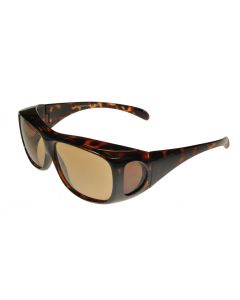 Fit-Over Sunglasses Polarised 4599PP Tortoiseshell/Brown-Photochromic Medium Size Light Brown Tint