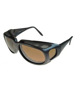 Padded Fit-Over Sunglasses Polarised 6045PL Brown Lenses Large Size