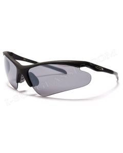 X-Loop Half Frame Sunglasses XL3549 Matt-Black/Smoke ML
